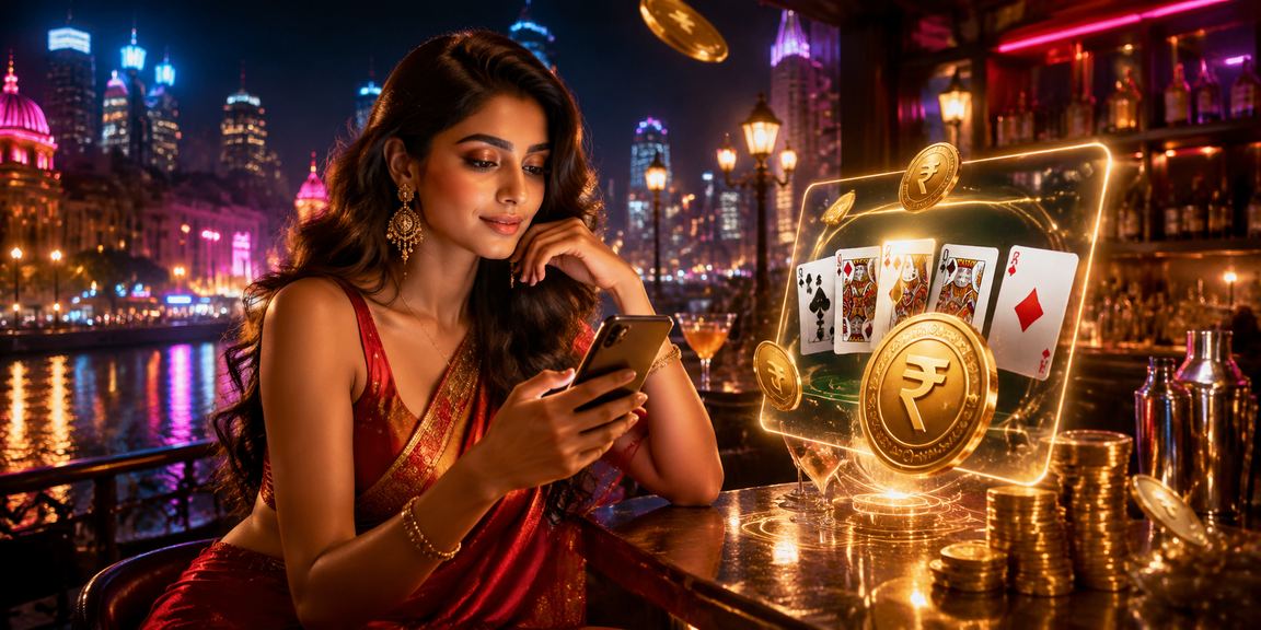 User playing Andar Bahar on mobile in Mumbai